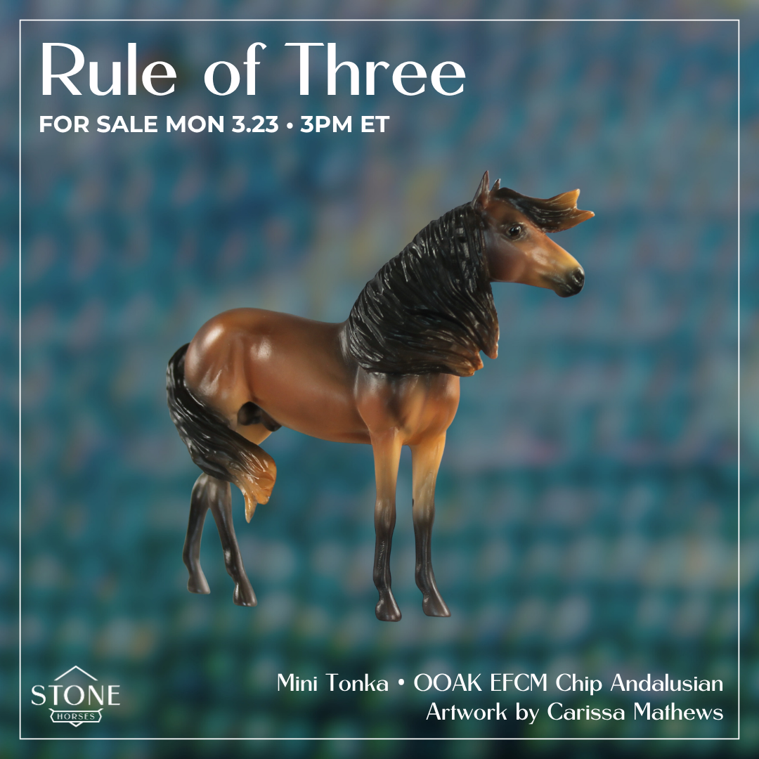 Mini Tonka LE-5 EFCM Chip Andalusian by Carissa Mathews Ro326