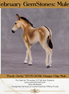 "Purdy Onrhy" OOAK Onager Mule Chip By Tiffany Purdy - GemStone Series