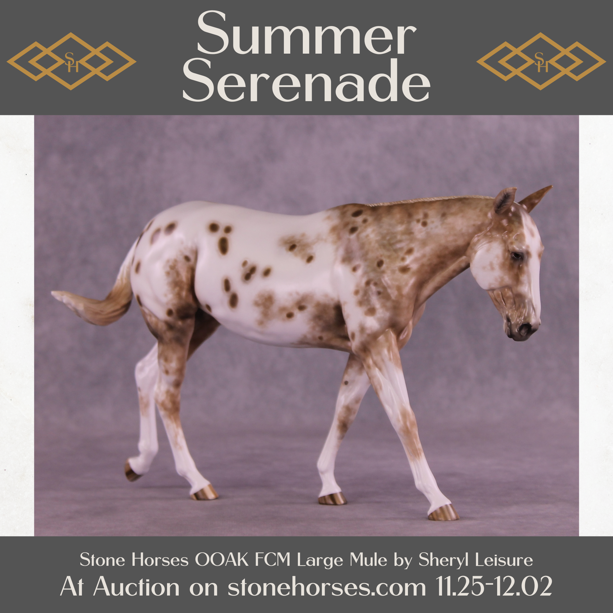 Summer Serenade OOAK FCM Large Mule by Sheryl Leisure Best Offer 12/02/2025