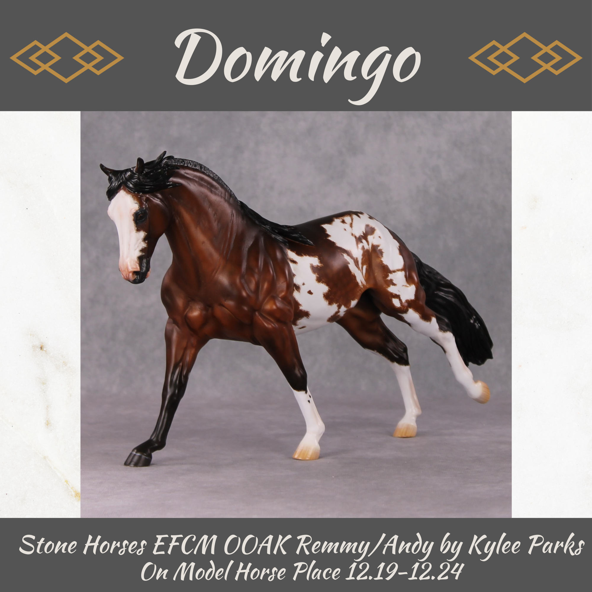 Domingo OOAK Extreme Custom Remington/Andalusian Criollo Gelding By Kylee Parks Best Offers 12/24/24