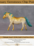 "Midnight Snack" OOAK Gold Splatter Deco Pony Chip By Kristen Cermele - Gemstone Series