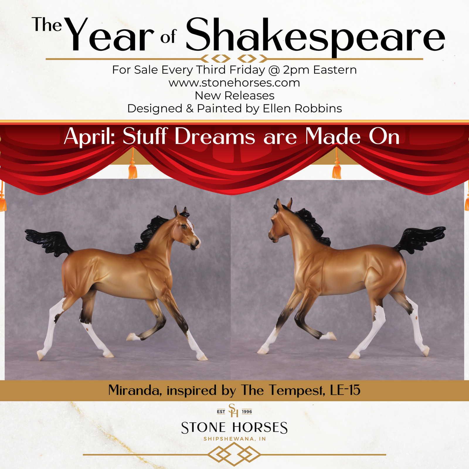 "Miranda" LE-15 FCM Arabian Yearling By Ellen Robbins CL25