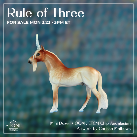 Mini Dozer LE-5 EFCM Chip Andalusian by Jess Hamill & Carissa Mathews Ro326