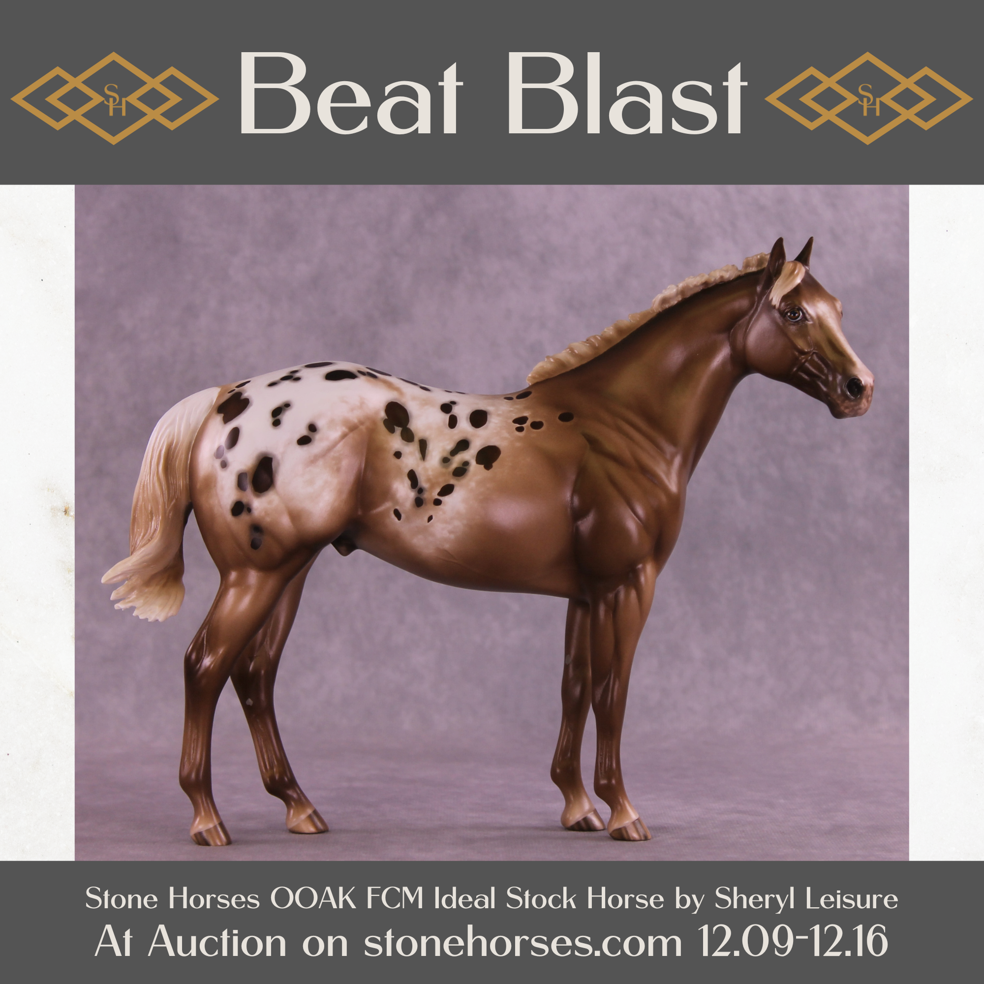 Beat Blast OOAK FCM Ideal Stock Horse by Sheryl Leisure Best Offer 12/16/2025