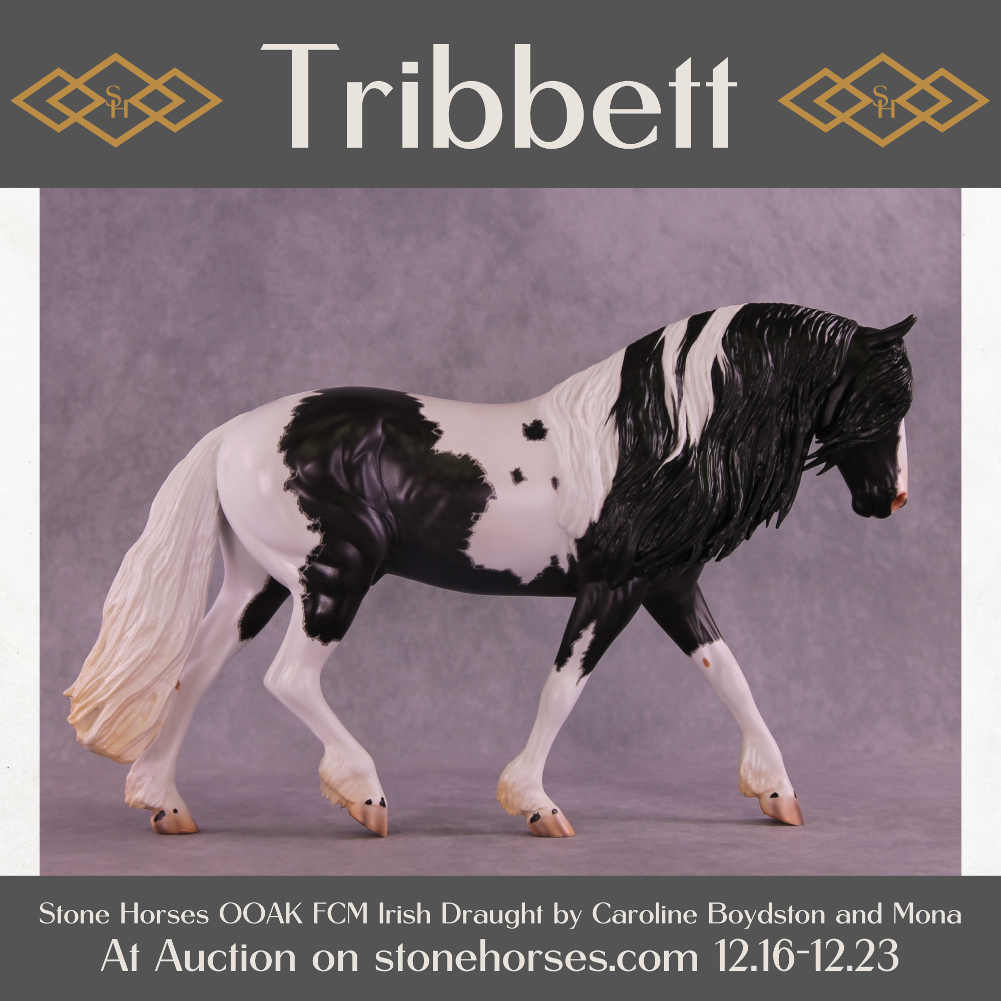 Tribbett OOAK EFCM Irish Draught by Caroline Boydston Best Offer 12/23/2025