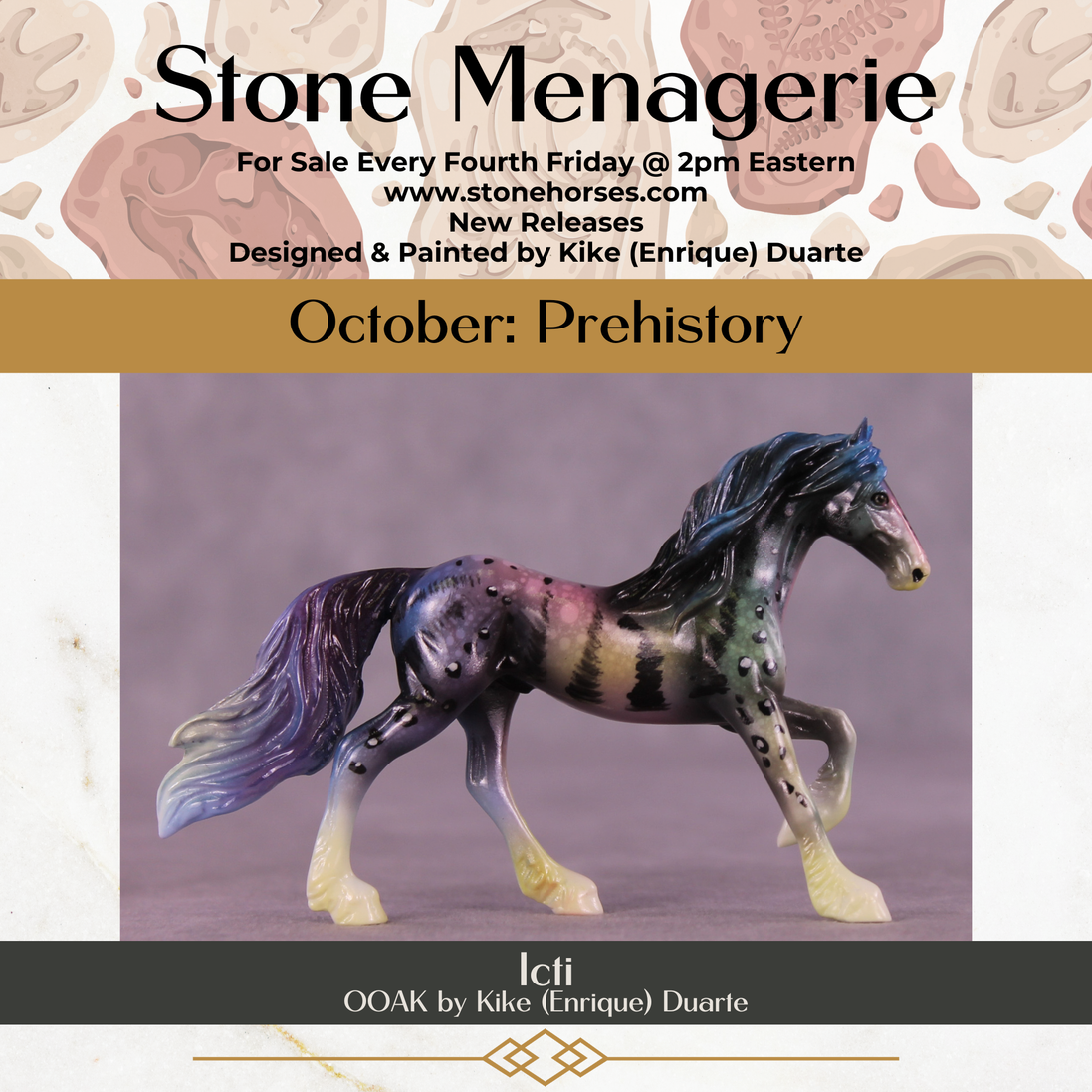 Icti OOAK Chip Friesian by Kike (Enrique) Duarte MS25