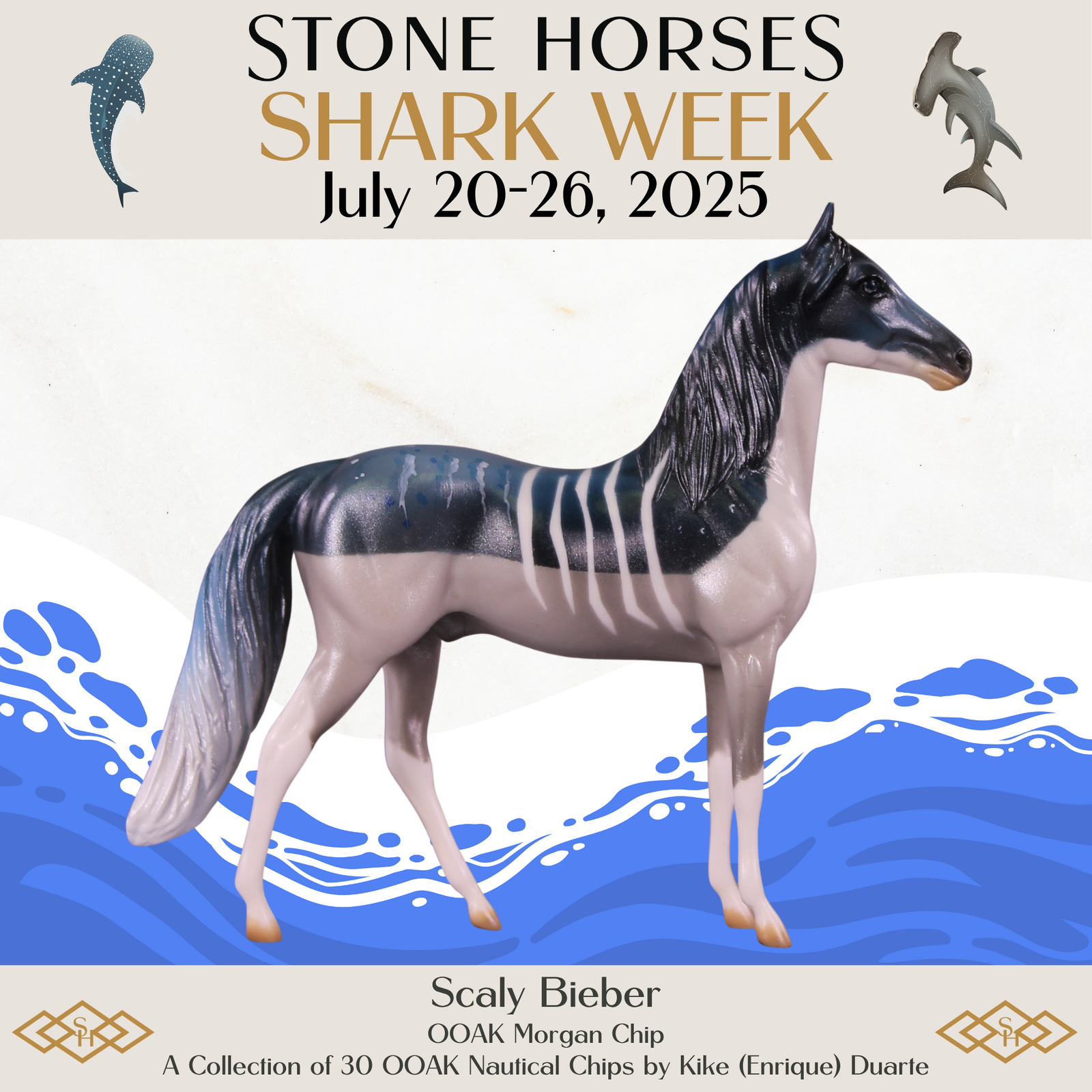 Scaly Bieber OOAK Morgan Chip by Kike Duarte SCD25