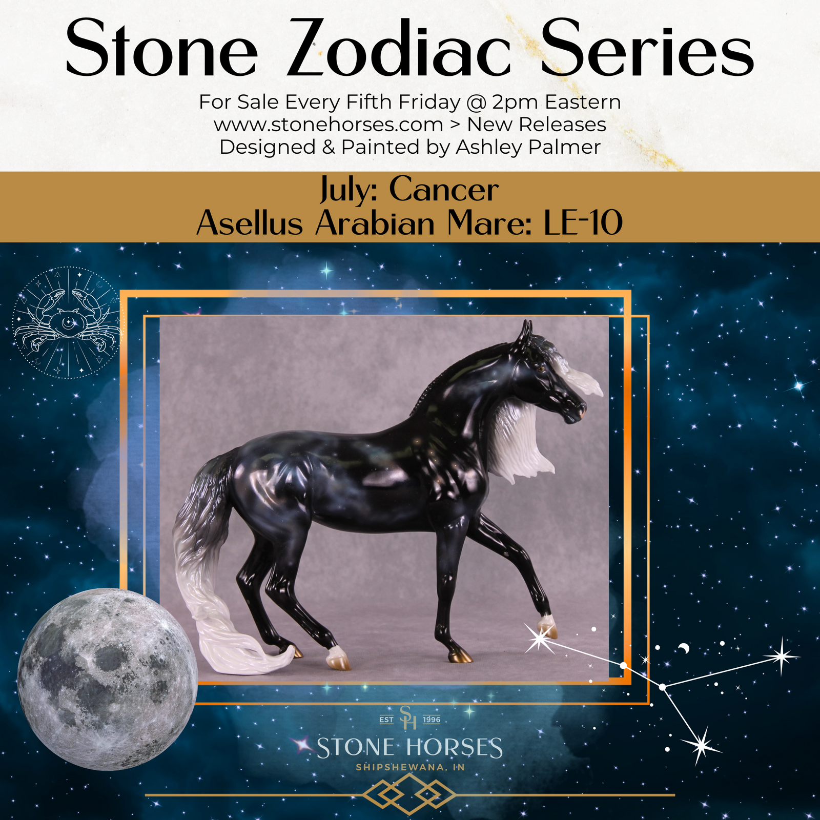 "Asellus" LE-10 EFCM Arabian Mare by Ashley Palmer ZS25