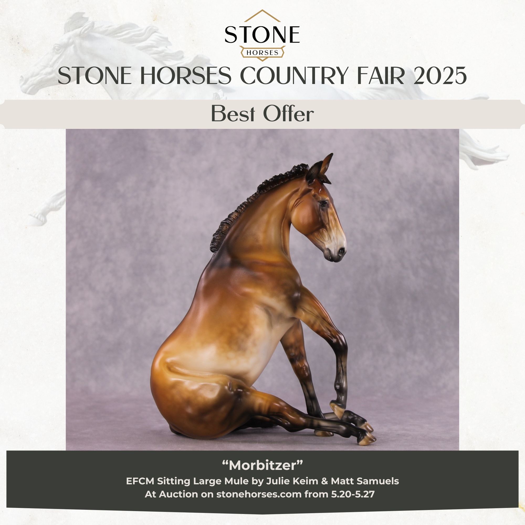 "Morbitzer" OOAK EFCM Large Mule By Julie Keim SHCF25 Best Offer 5/27/25