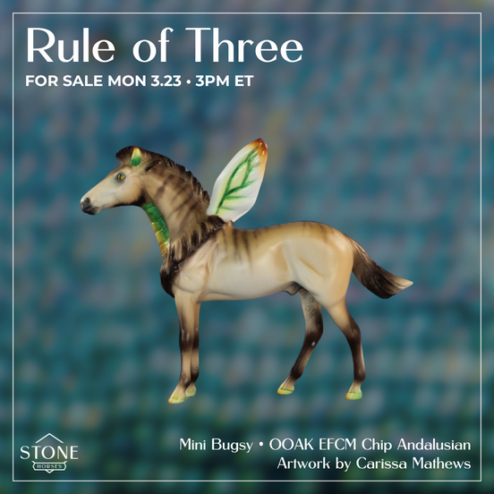 Mini Bugsy LE-5 EFCM Chip Andalusian by Ellen Robbins & Carissa Mathews Ro326