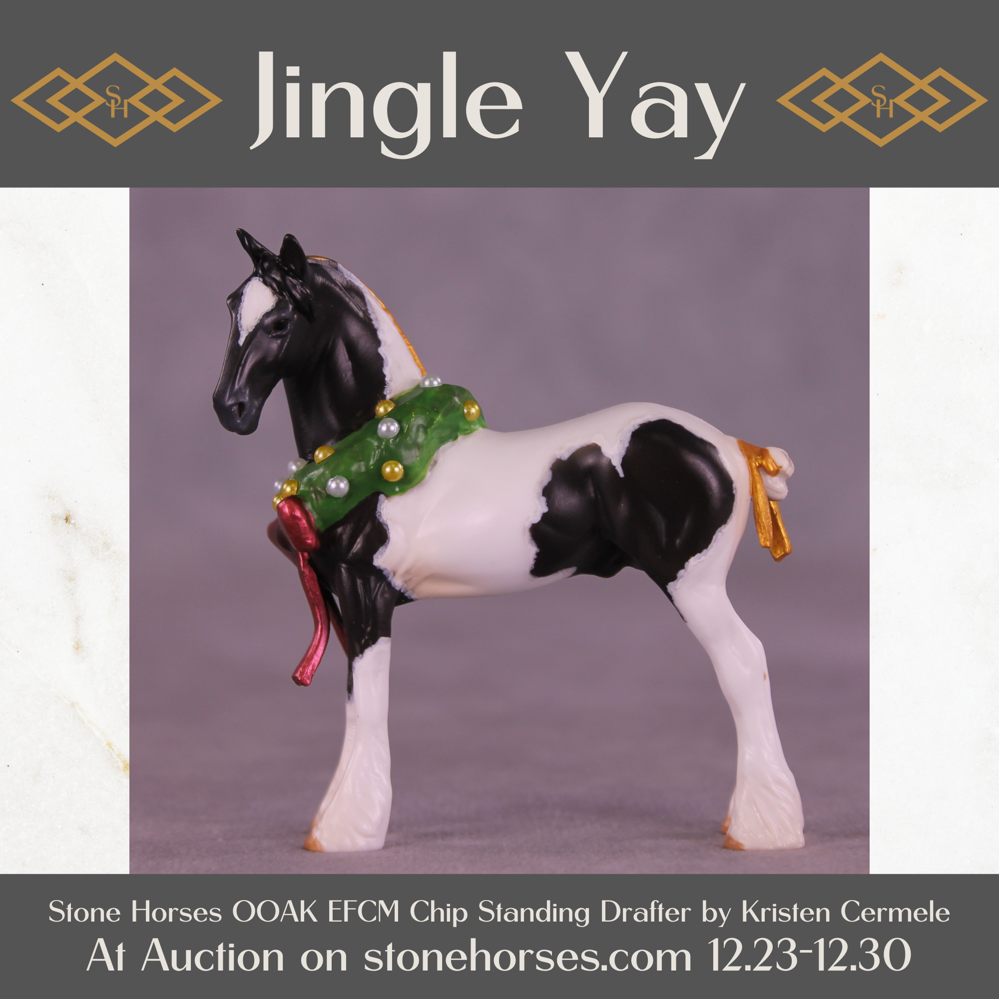 Jingle Yay OOAK EFCM Chip Standing Drafter by Kristen Cermele HS25