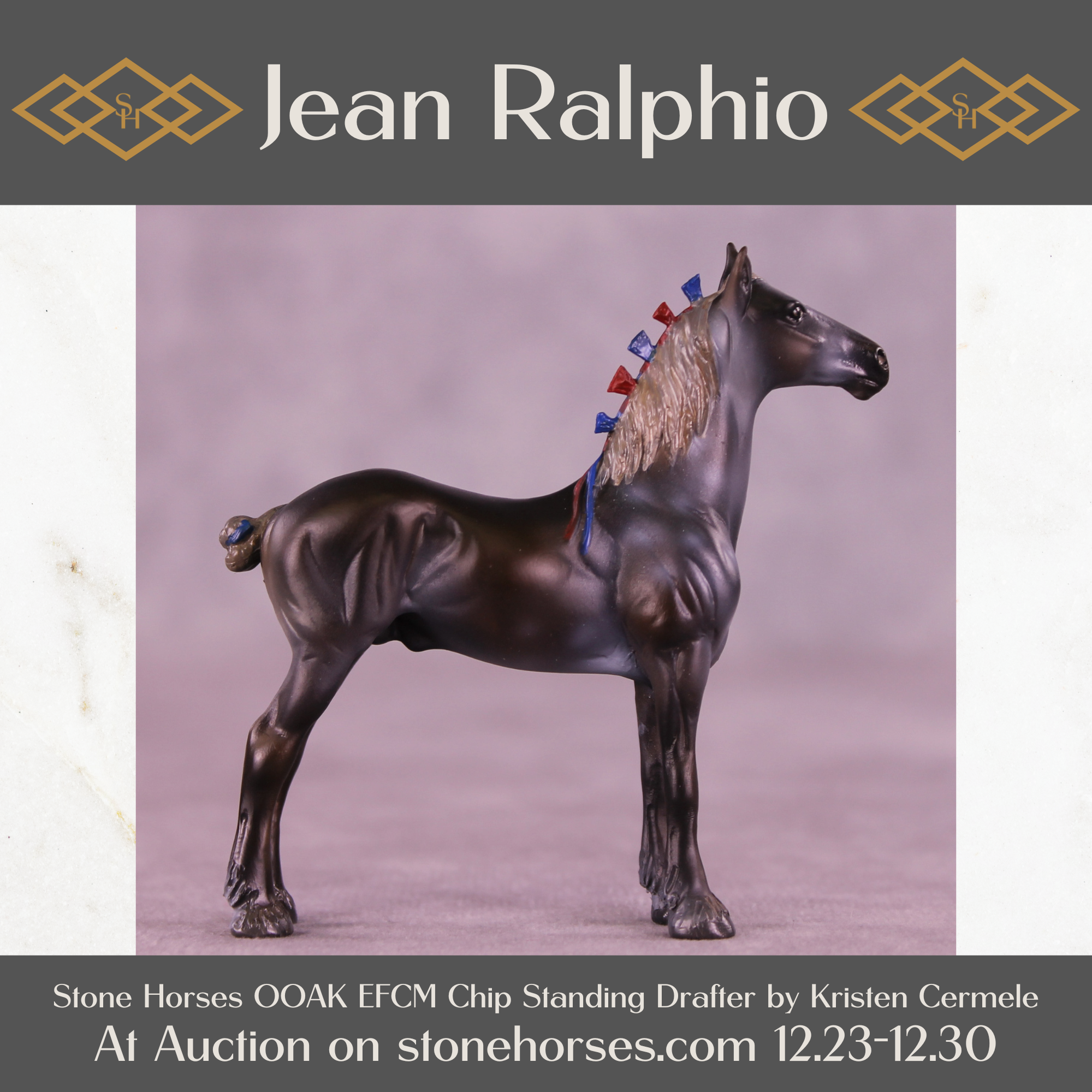 Jean Ralphio OOAK EFCM Chip Standing Drafter by Kristen Cermele HS25
