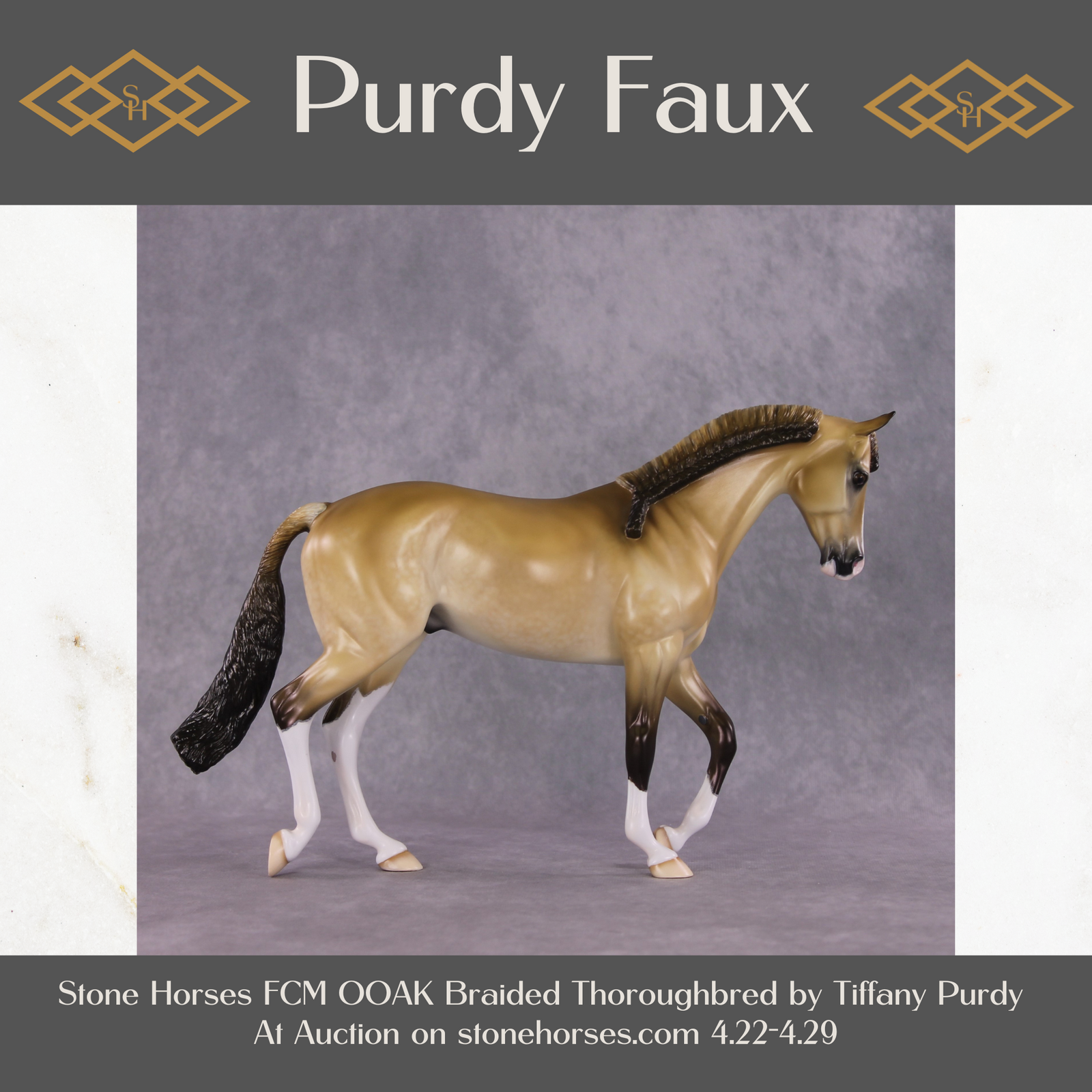 "Purdy Faux" Best Offer OOAK Custom Thoroughbred by Tiffany Purdy 4/29/2025