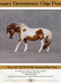 "Pop Tart" OOAK Custom Chestnut Pinto Pony Chip By Kristen Cermele - Gemstone Series
