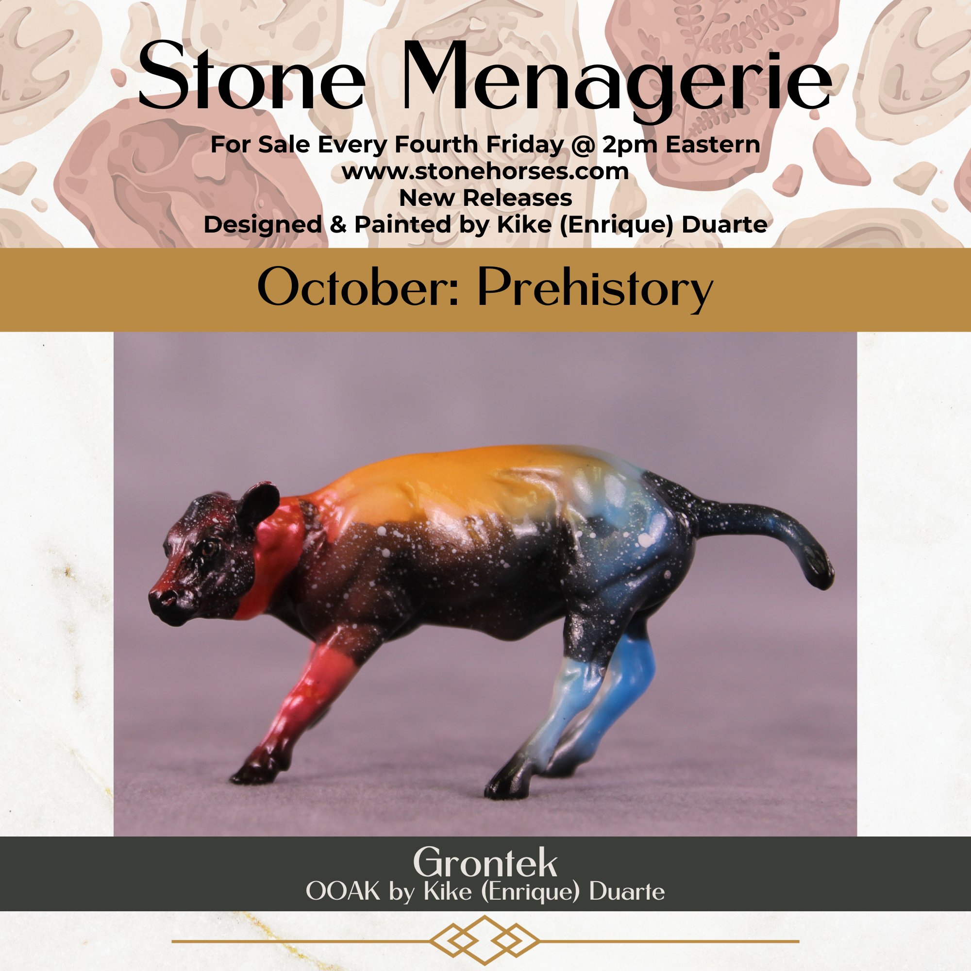 Grontek OOAK Chip Cow by Kike (Enrique) Duarte MS25