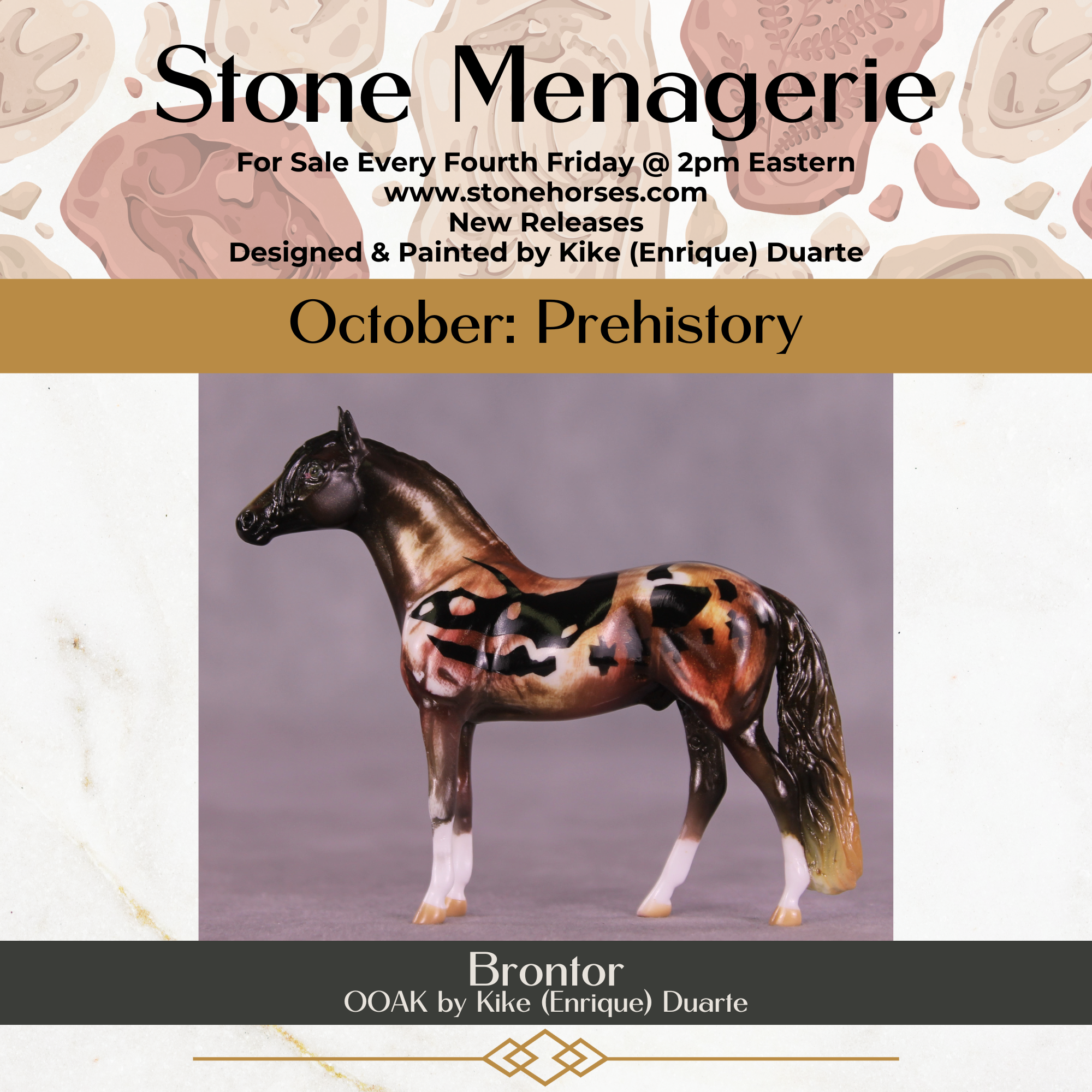 Brontor OOAK Chip Andalusian by Kike (Enrique) Duarte MS25