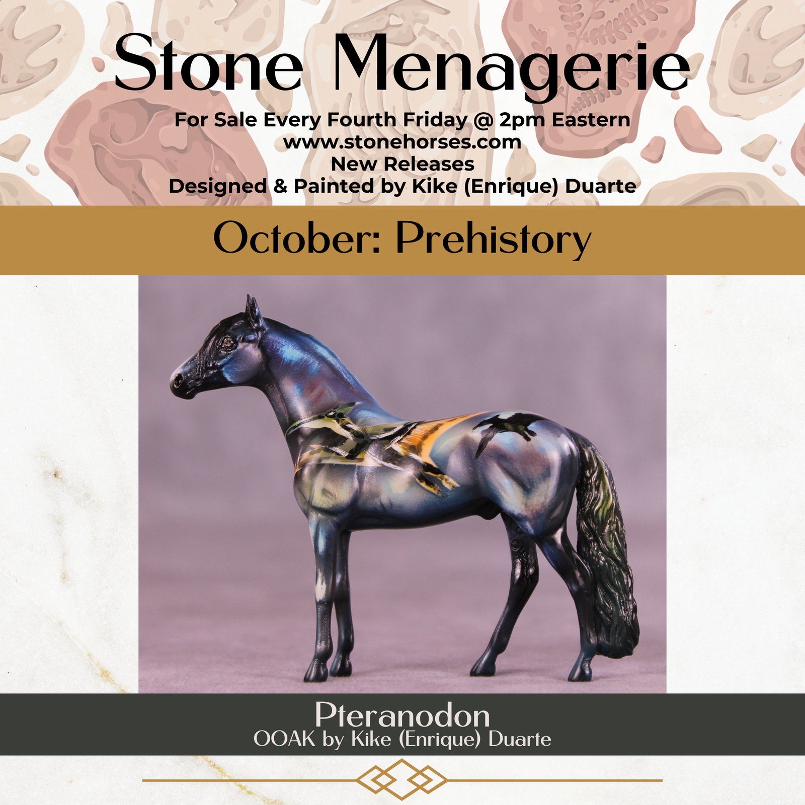 Pteranodon OOAK Chip Andalusian by Kike (Enrique) Duarte MS25