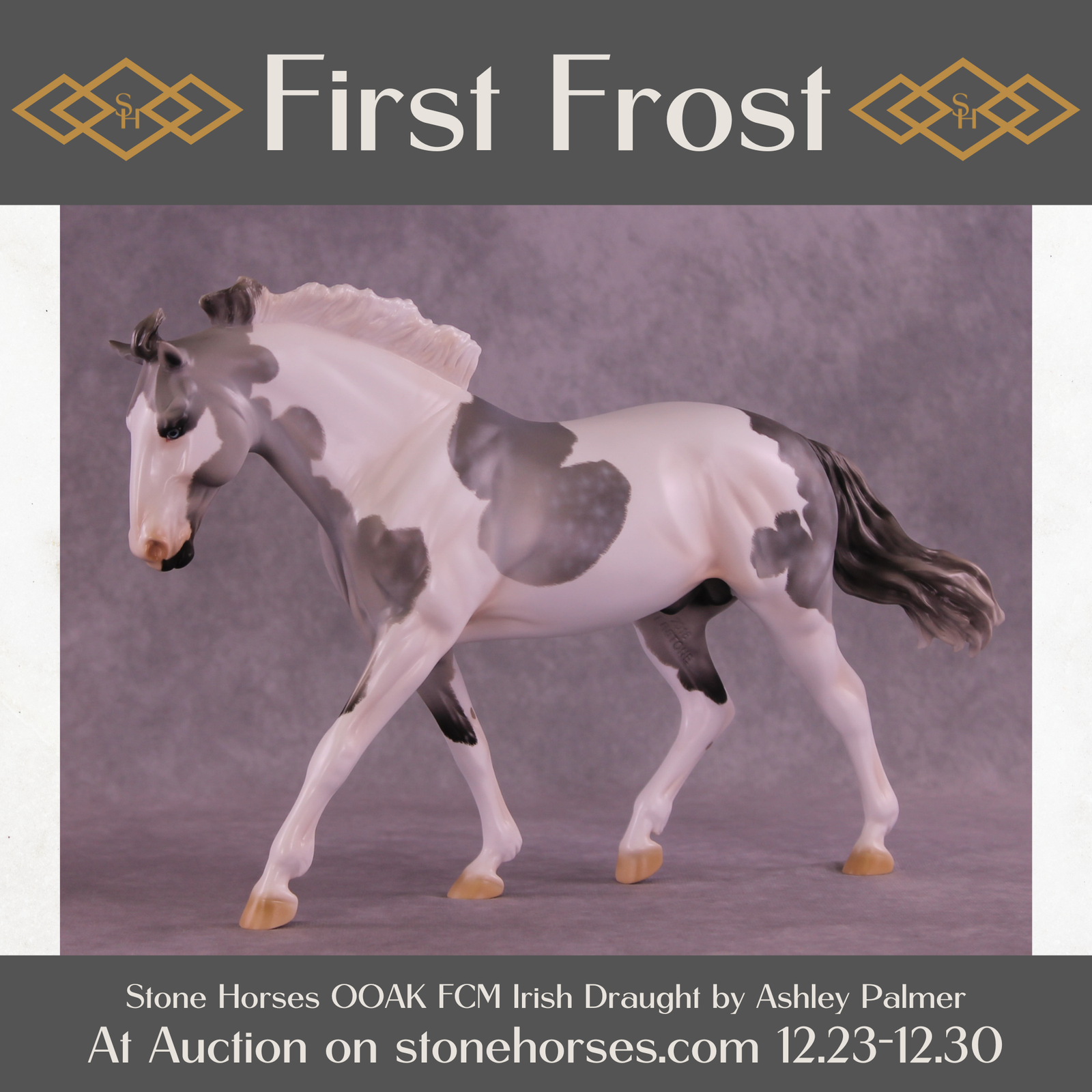 First Frost OOAK FCM Irish Draught by Ashley Palmer HS25