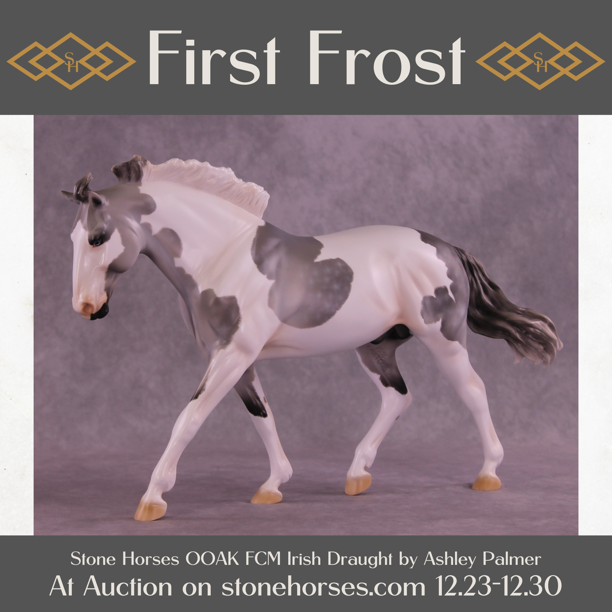 First Frost OOAK FCM Irish Draught by Ashley Palmer HS25