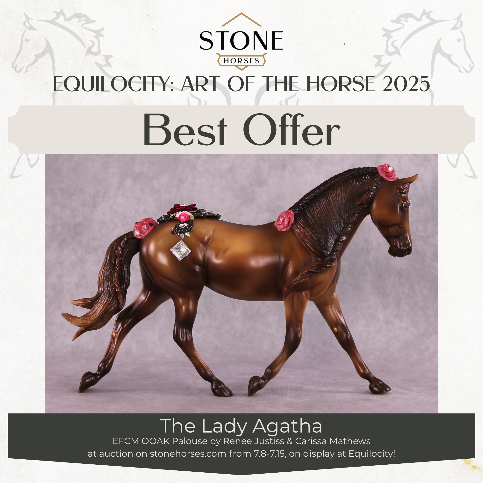 "The Lady Agatha" OOAK EFCM Palouse by Renee Justiss/Ellie Figment Best Offer EQ25 07/15/25