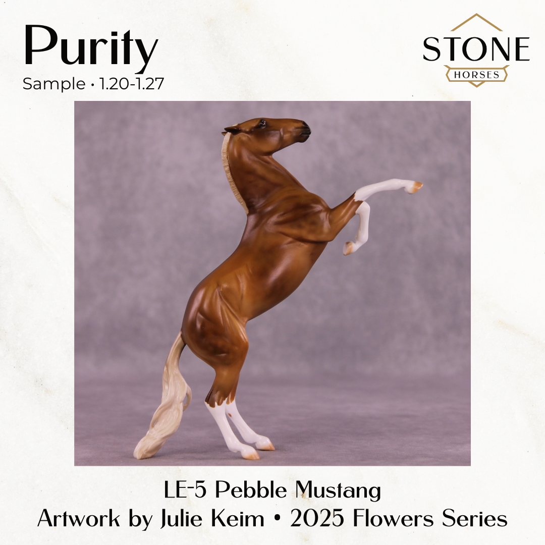 SAMPLE Purity LE-5 Pebbles Mustang by Julie Keim SS0126