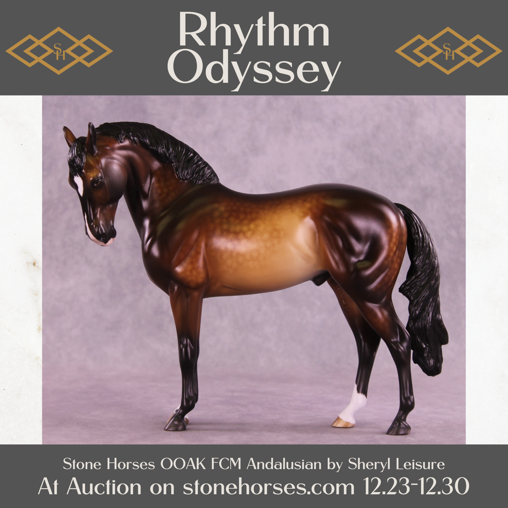 Rhythm Odyssey OOAK FCM Andalusian by Sheryl Leisure HS25
