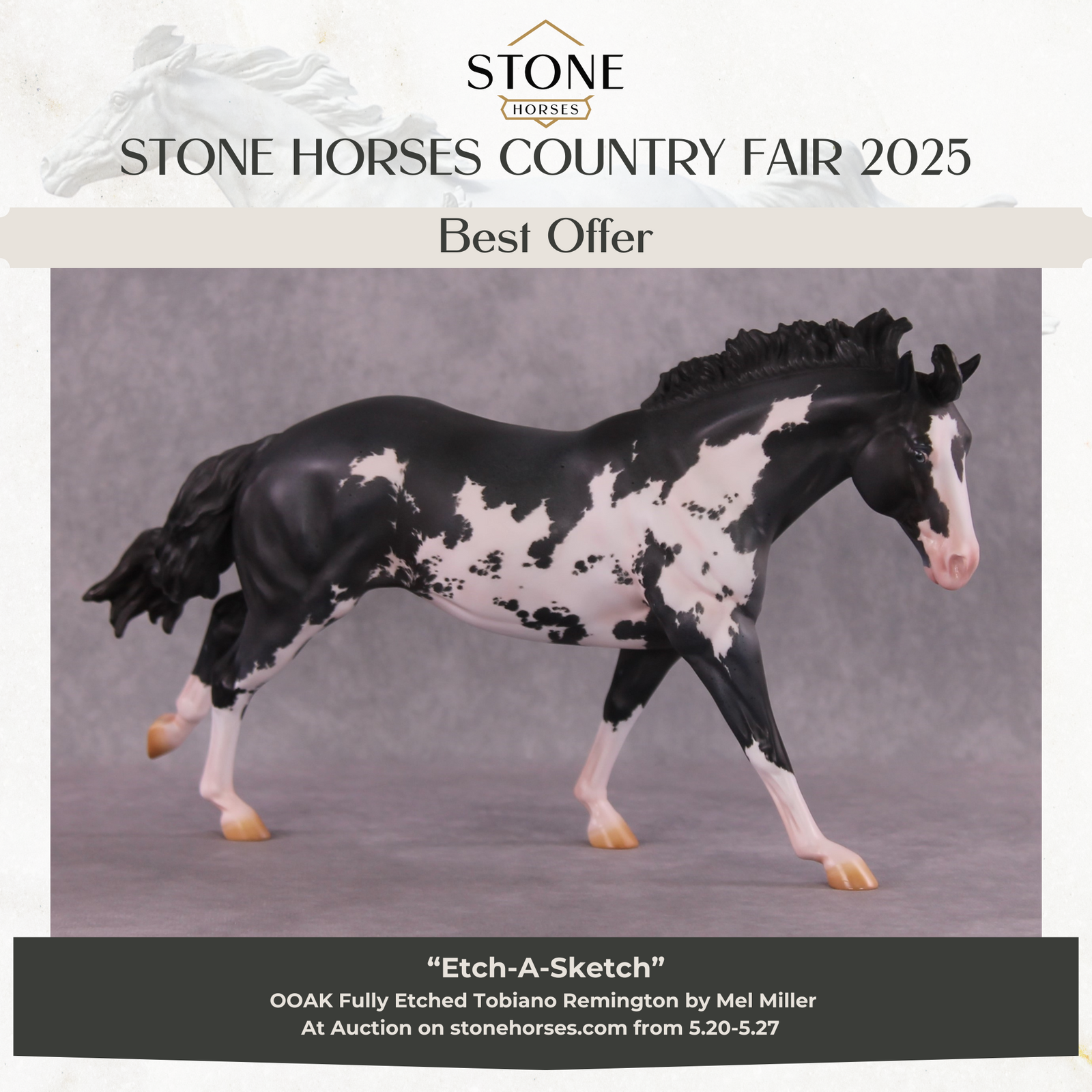 "Etch-A-Sketch" OOAK Remington By Mel Miller SHCF25 Best Offer 5/27/25