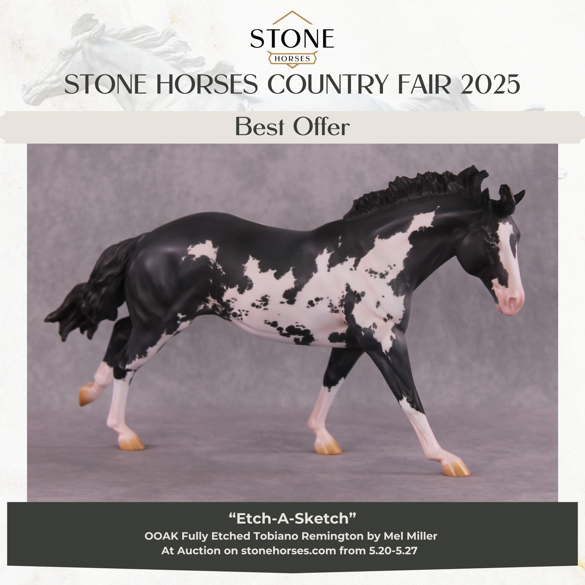 "Etch-A-Sketch" OOAK Remington By Mel Miller SHCF25 Best Offer 5/27/25