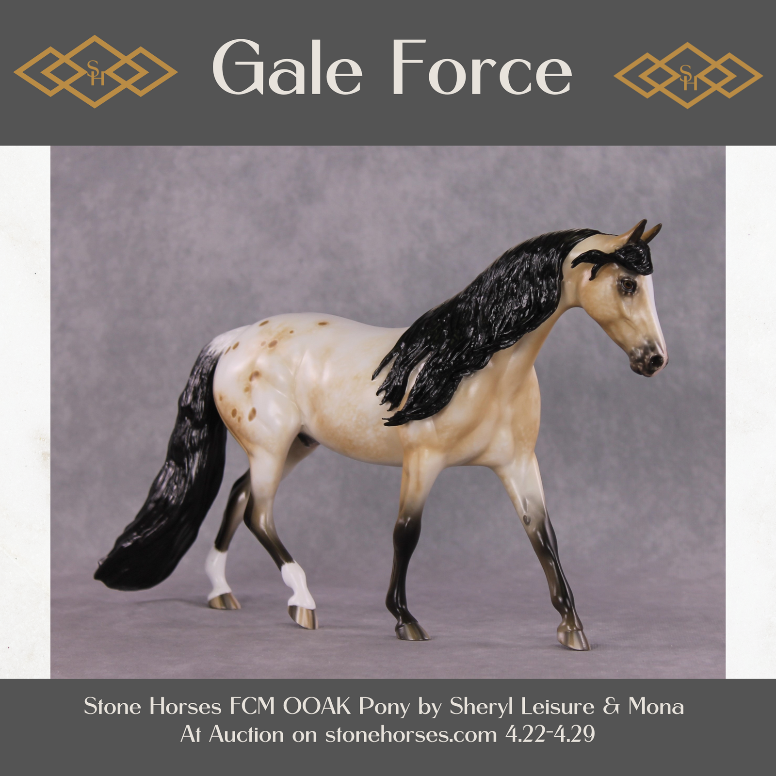 "Gale Force" Best Offer Custom OOAK Pony by Sheryl Leisure