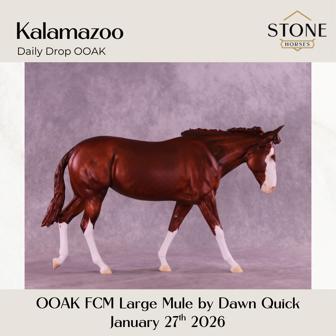 Kalamazoo OOAK FCM Large Mule by Dawn Quick DDOOAKs26