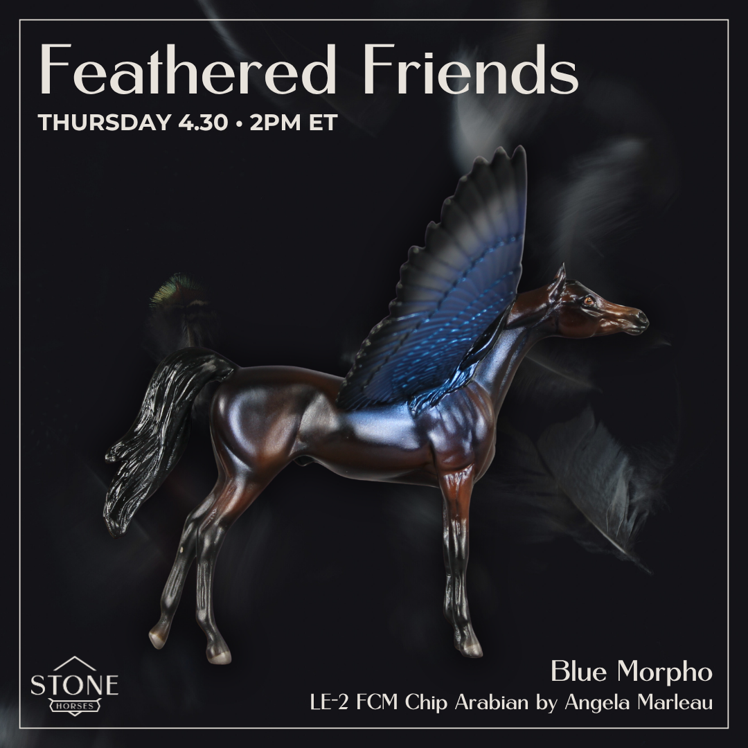 Blue Morpho FCM LE-2 FCM Chip Arabian by Angela Marleau FTF26