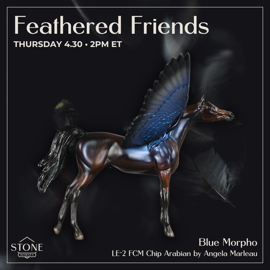 Blue Morpho FCM LE-2 FCM Chip Arabian by Angela Marleau FTF26