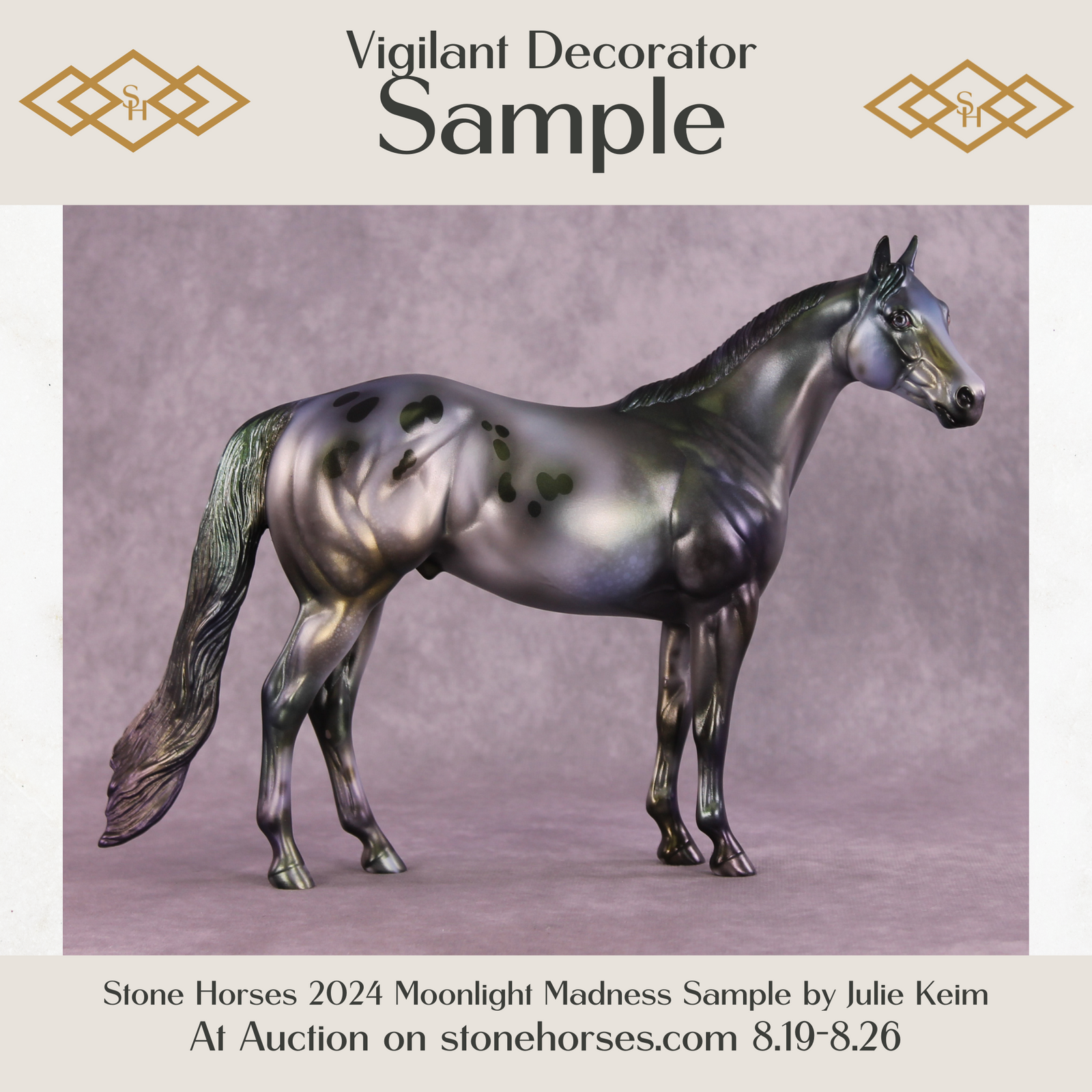 Vigilant Decorator Sample Ideal Stock Horse by Julie Keim SS825