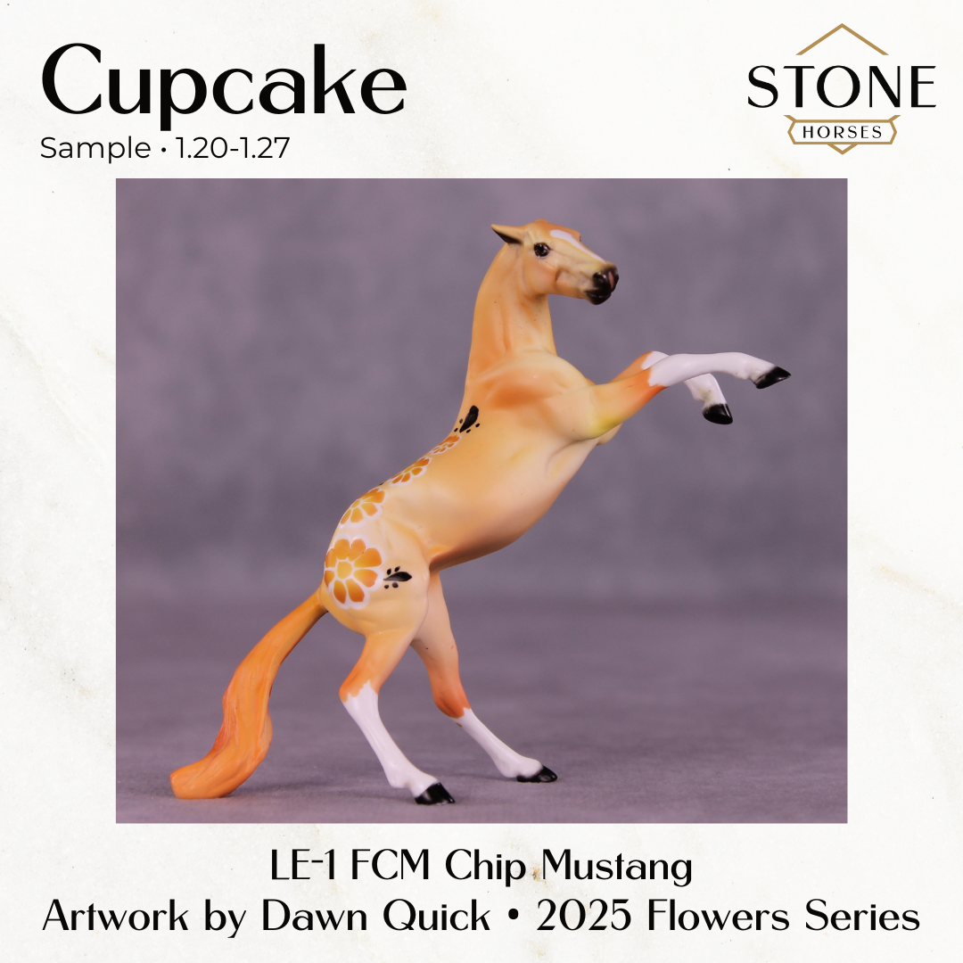 SAMPLE Cupcake LE-1 Chip Mustang by Dawn Quick SS0126