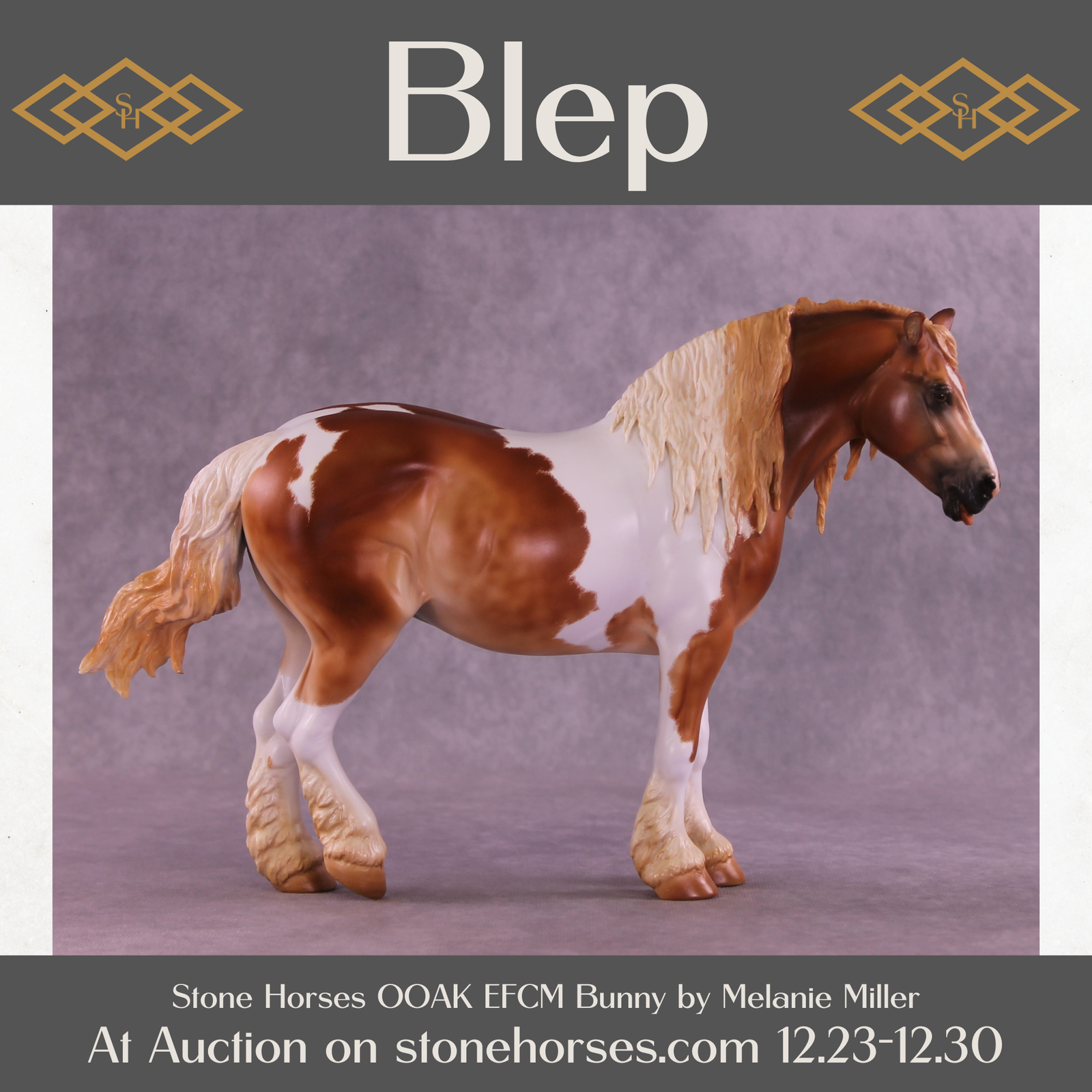 Blep OOAK EFCM Bunny by Melanie Miller HS25