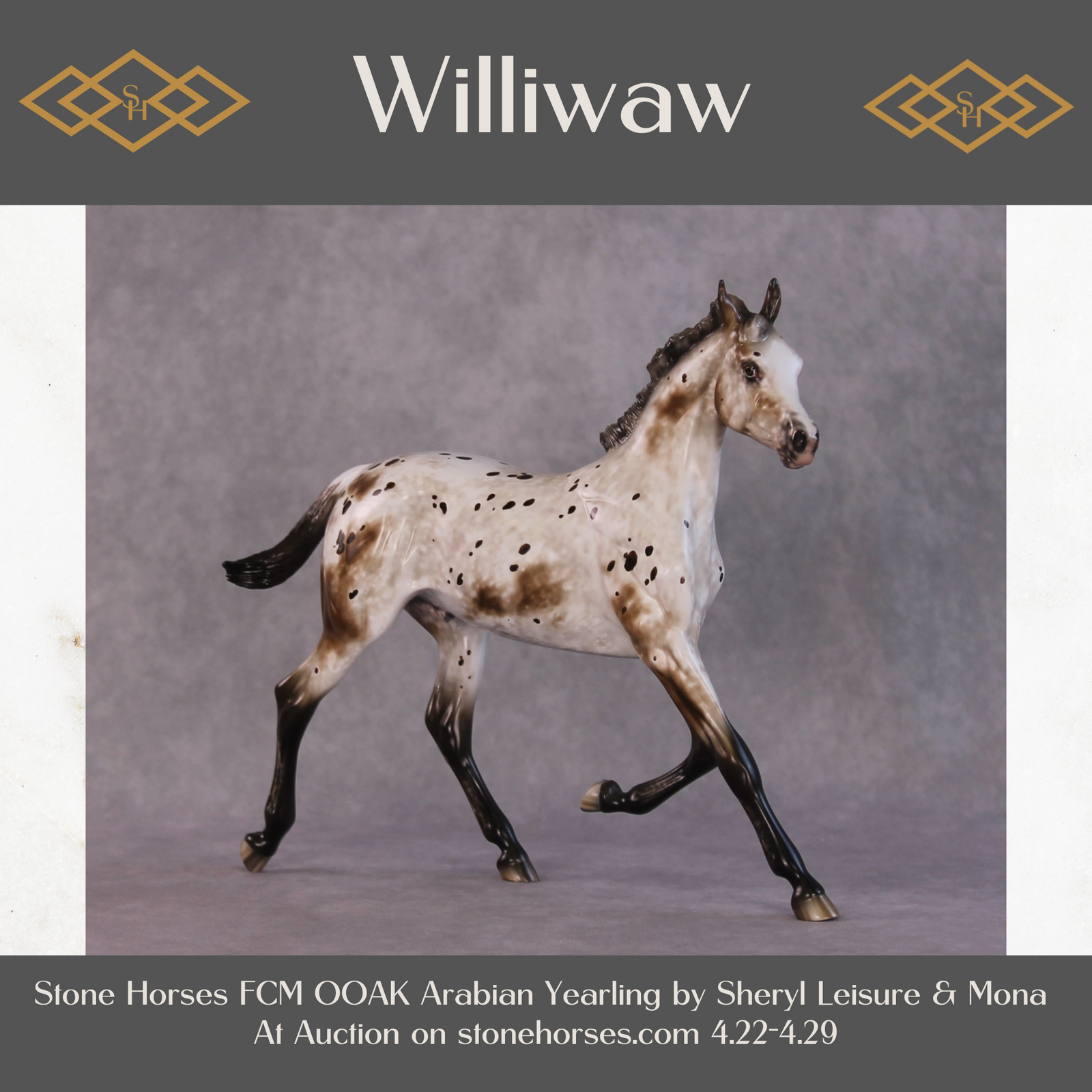 "Williwaw" Best Offer Custom OOAK Arabian Yearling by Sheryl Leisure 4/29/2025