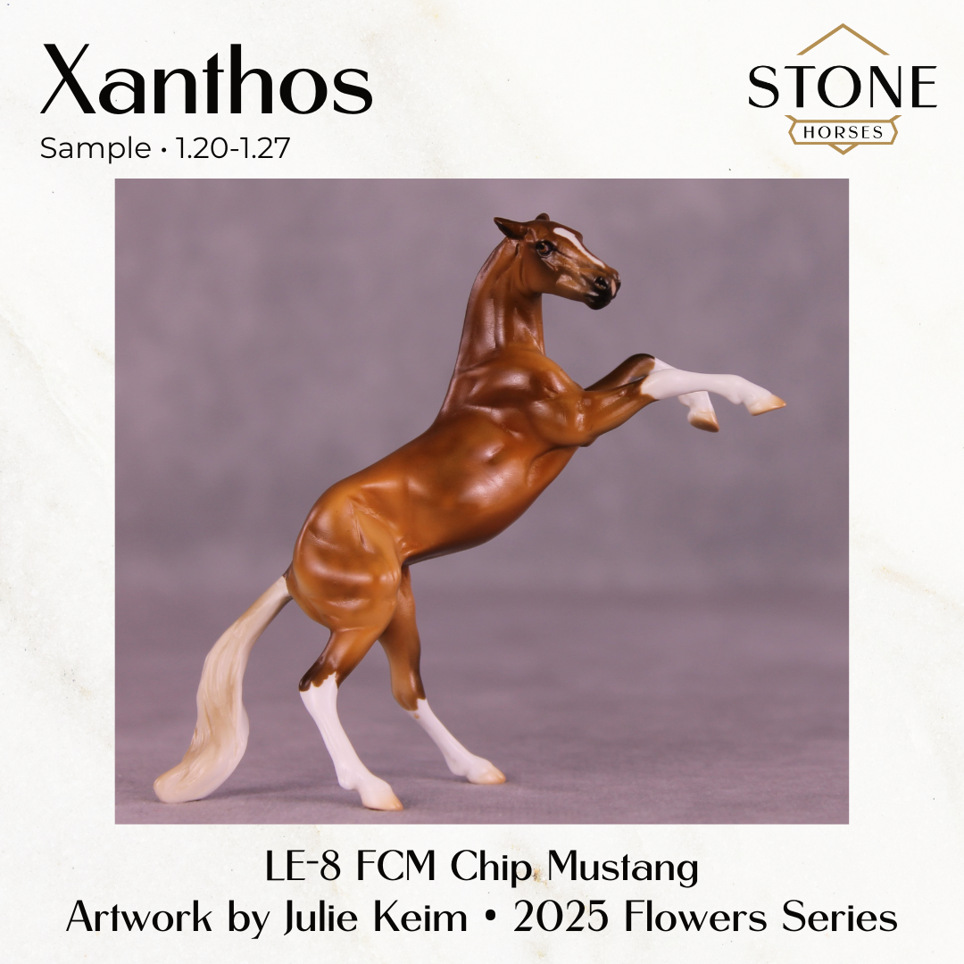 SAMPLE Xanthos LE-8 Chip Mustang by Julie Keim SS0126