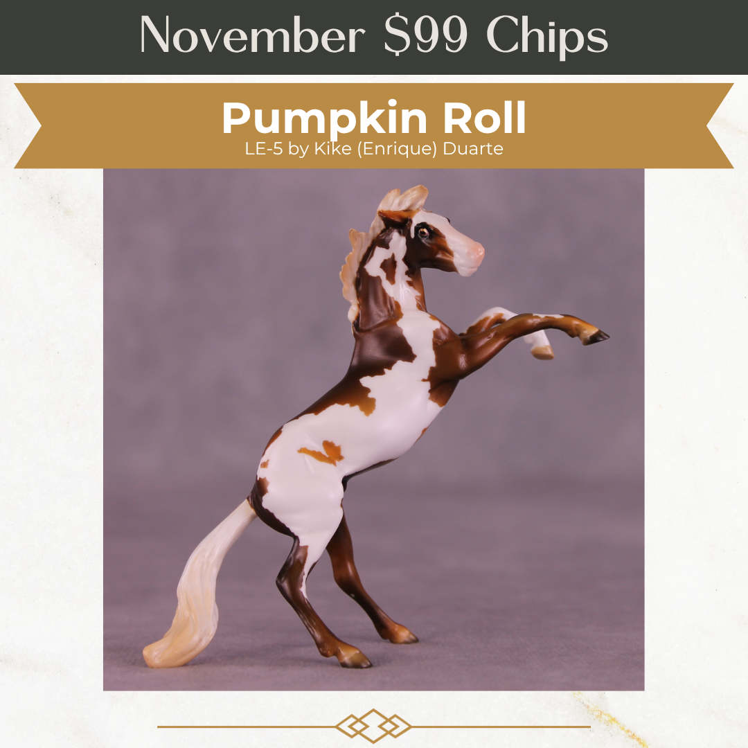 Pumpkin Roll LE-5 Chip Mustang by Kike (Enrique) Duarte November $99 Chips