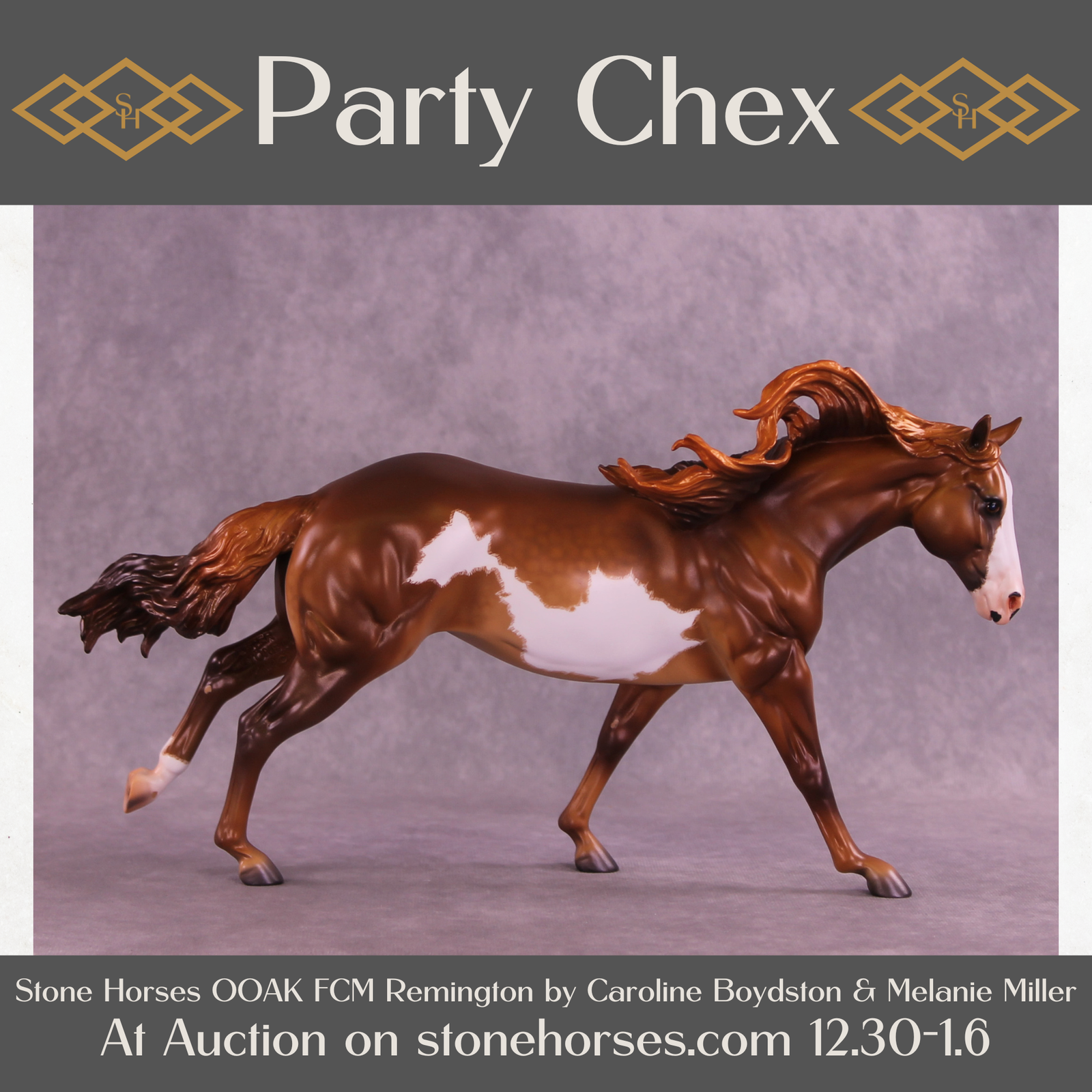 Party Chex OOAK FCM Remington by Caroline Boydston Best Offer 12/30/2025