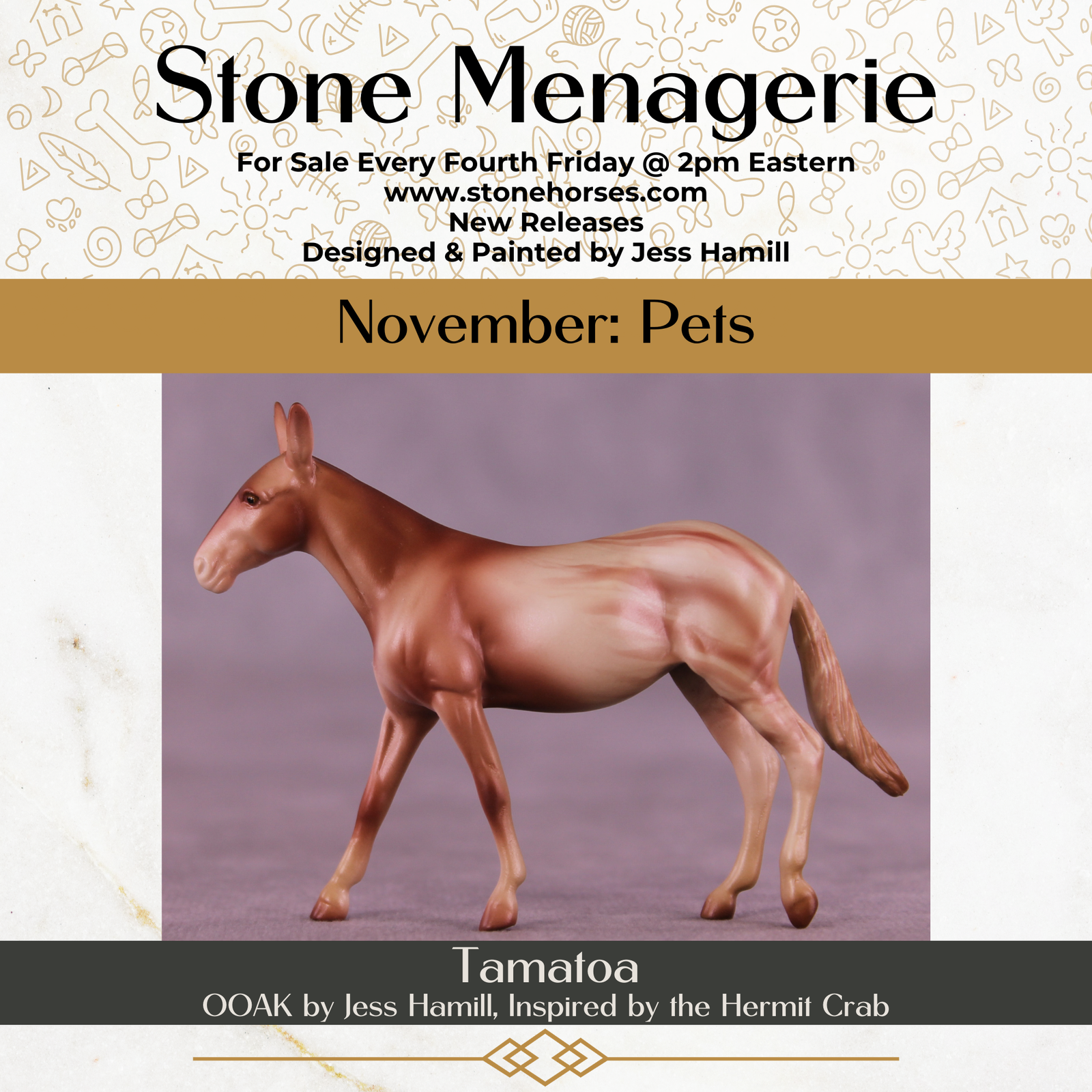 Tamatoa OOAK Chip Mule by Jess Hamill MS25