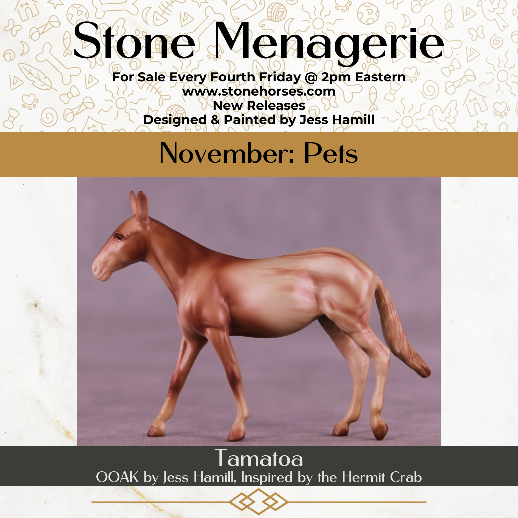 Tamatoa OOAK Chip Mule by Jess Hamill MS25