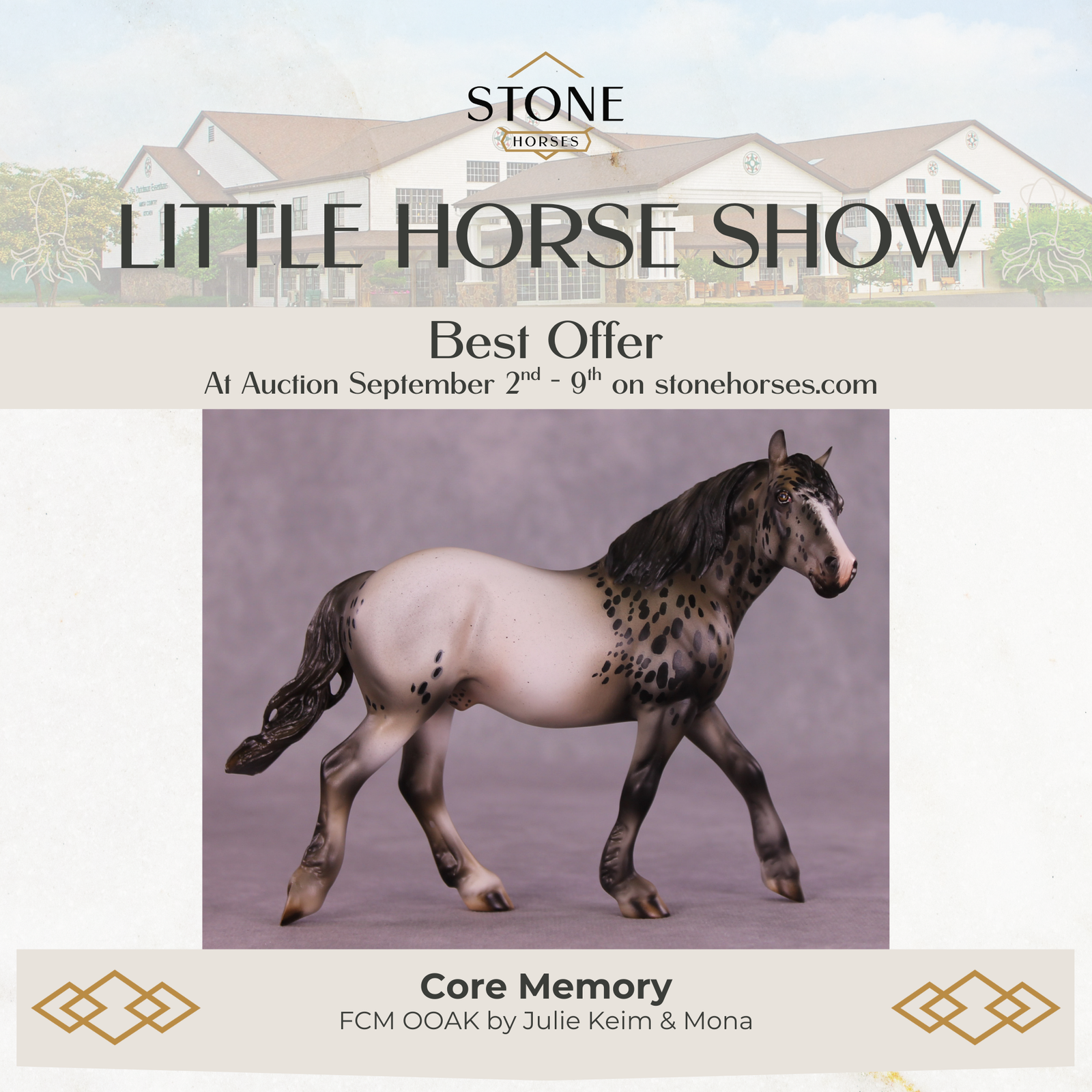 Core Memory OOAK FCM Pebble Draft Horse by Julie Keim Best Offers LHS25 09/09/2025