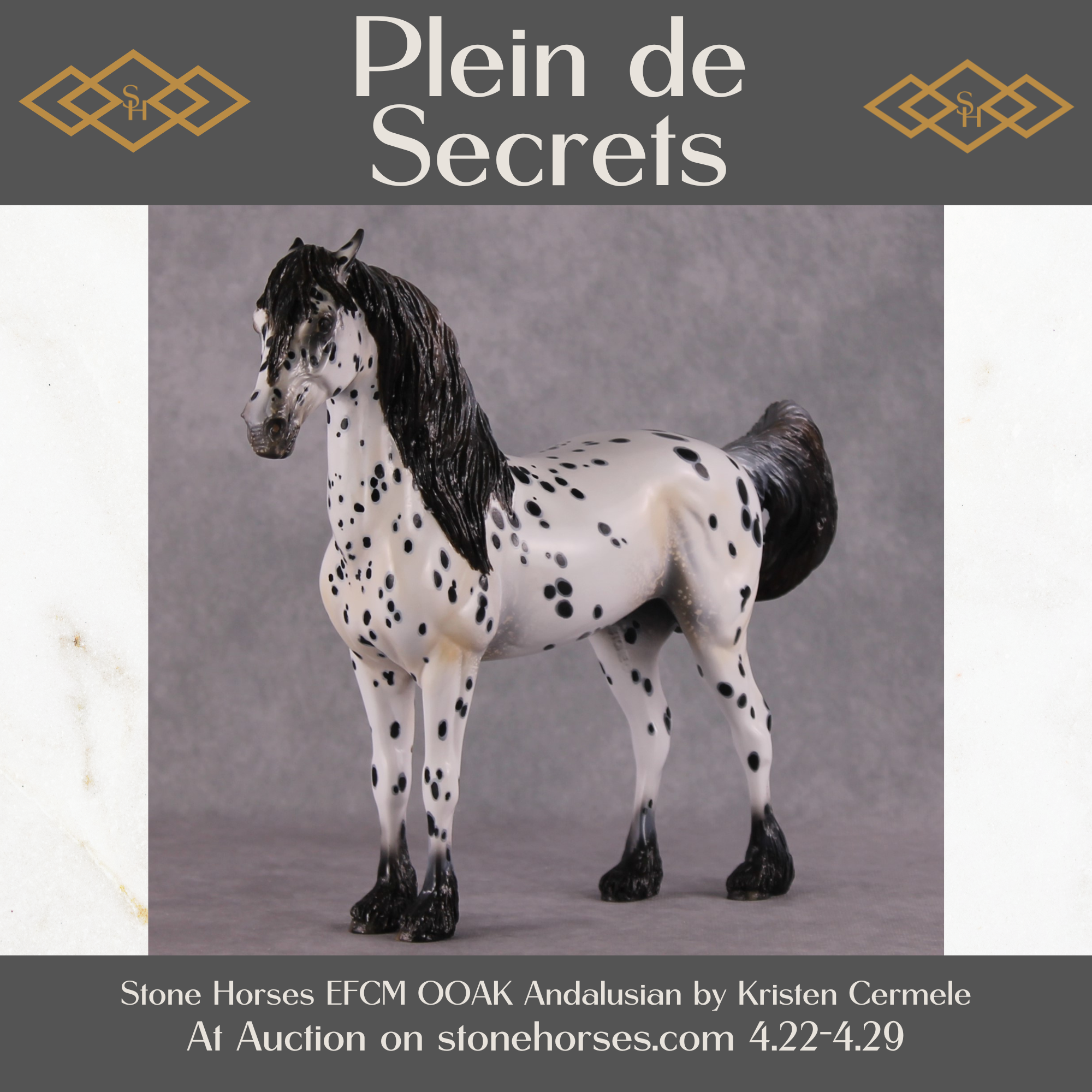 "Plein de Secrets" EFCM Glossy Andalusian By Kristen Cermele