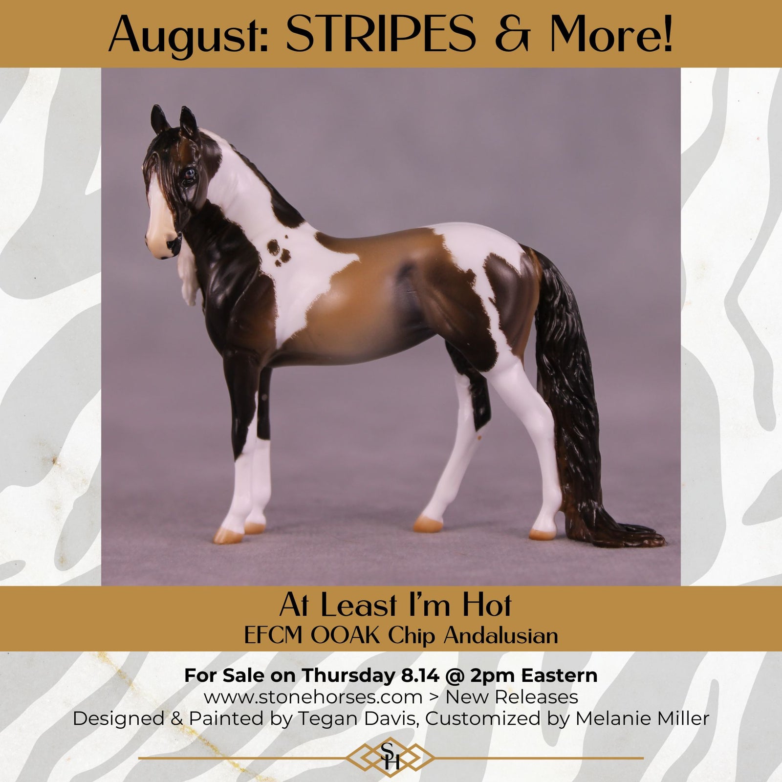 At Least I'm Hot OOAK EFCM Chip Andalusian by Tegan Davis GS825