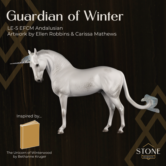 Guardian of Winter LE-5 EFCM Andalusian by Ellen Robbins & Carissa Mathews EQ26