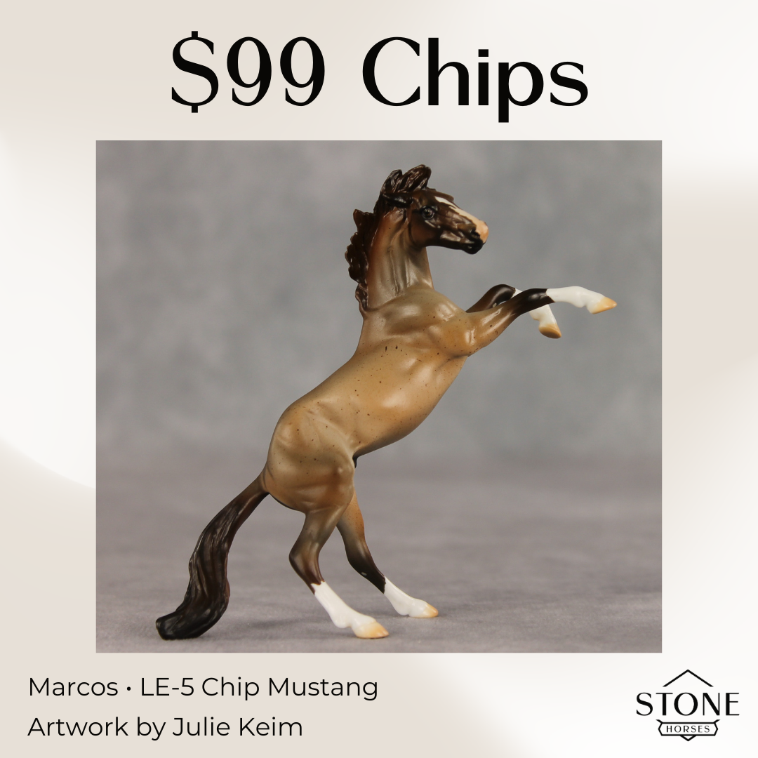 Marcos LE-5 Chip Mustang by Julie Keim March $99 Chips