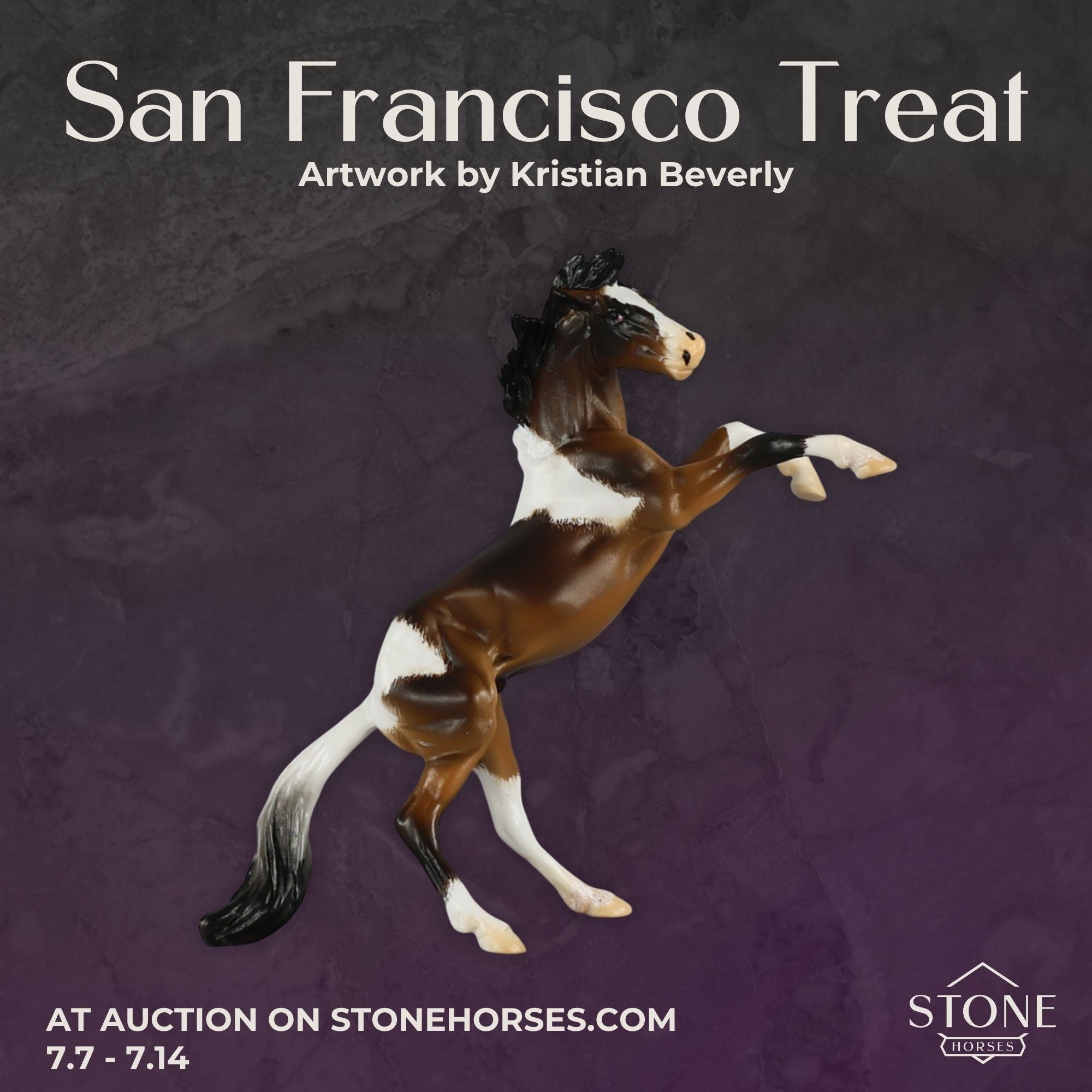 San Francisco Treat OOAK Chip Mustang by Kristian Beverly EQ26