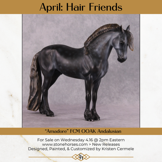 "Amadore" OOAK FCM Andalusian By Kristen Cermele - April GemStones Series