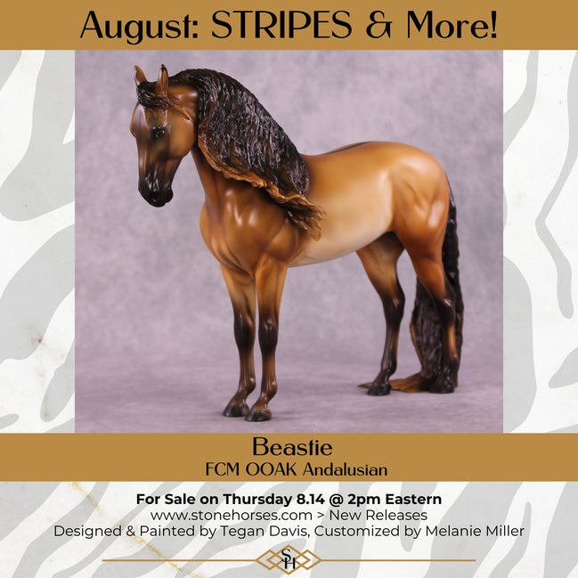 Beastie OOAK FCM Andalusian by Tegan Davis GS825
