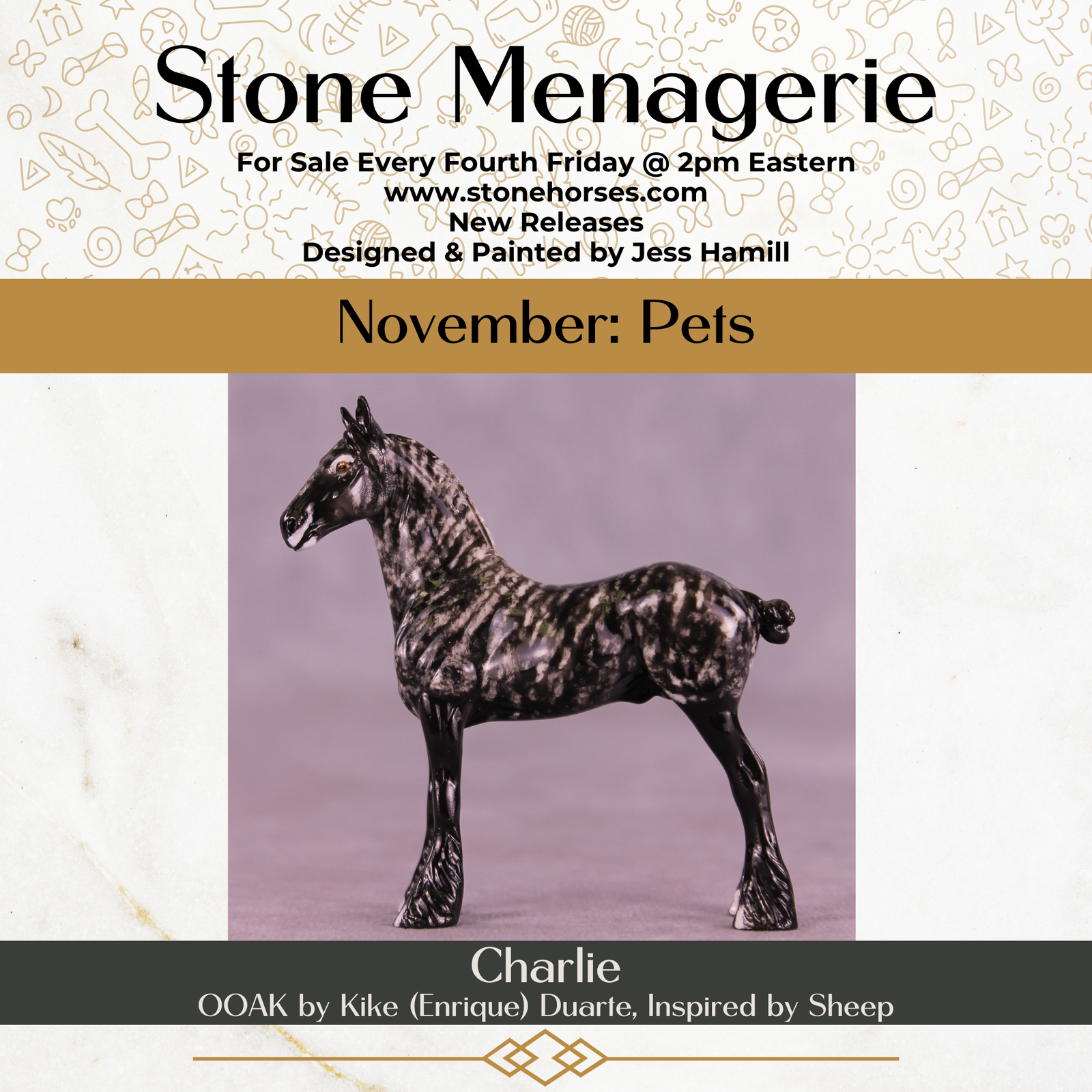 Charlie OOAK Chip Standing Drafter by Kike (Enrique) Duarte MS25